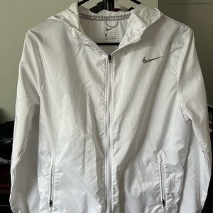 Bright white Nike Zip up